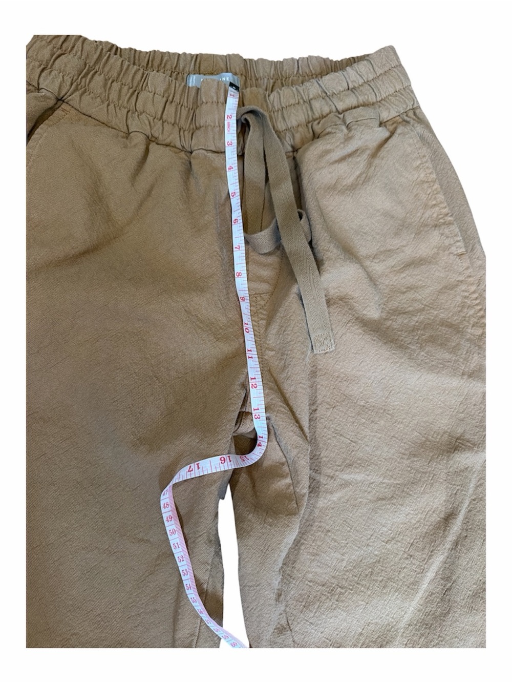 Everlane Wide-Leg Drawstring Pants in Tan - Picture 4 of 6